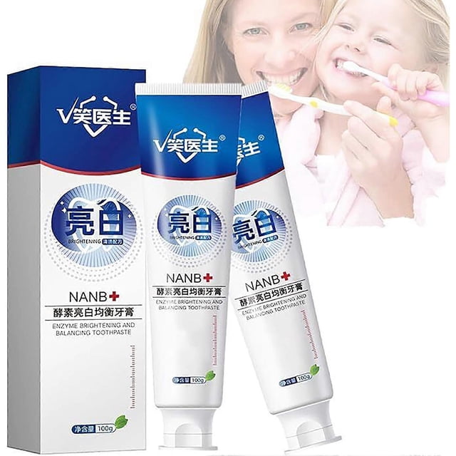 1-3x Enzyme Teeth Whitening Toothpaste Oral Cleaning White Brilliance Oral Care Toothpaste for Sensitive Teeth & Gum