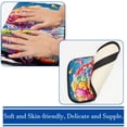 thumbnail image 3 of Vehicle Soft Comfortable Furry Printed Car Armrest Mat Pad Cover Accessories 12.5x8.2 Inch, 3 of 6
