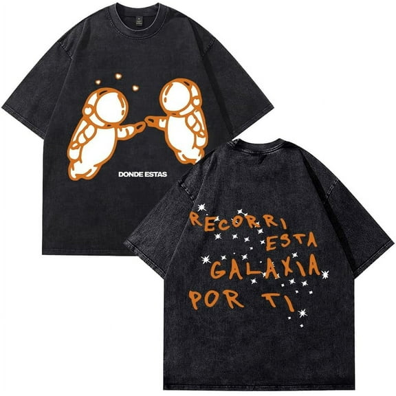 Ivan Cornejo Mirada Tour Cotton Retro washed unisex fashionable round neck short sleeved T-shirt top