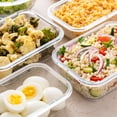 thumbnail image 4 of Recipientes de vidrio para almacenamiento Freshware, 24 piezas con tapas, 4 of 7