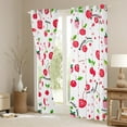 thumbnail image 3 of Manfei Cartoon Cherry Black Out Curtains for Teen, Pink Strawberry Print Curtains Pack of 2 (42x63 Each), Yummy Fruit Bedroom Curtains, Window Curtains Home Decor, 3 of 6