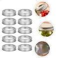 thumbnail image 5 of Lids Jar Canning Mason Mouth Wide Rings Ring Tinplate Lid Replacement Airtight Cover Caps Sealing Jars Band Regular, 5 of 9