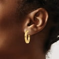 thumbnail image 3 of Primal Gold 14 Karat Yellow Gold Hoop Earrings, 3 of 4