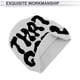 thumbnail image 4 of Sombrero de ciclismo Unique Bargains cálido, cómodo y transpirable forro de casco duro acrílico base blanca 20x21cm 1 Pcs, 4 of 7