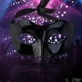 thumbnail image 3 of COMPUKAS Half Face Eye Mask 1Pcs for Mens Masquerade Ball Classic Design, 3 of 5