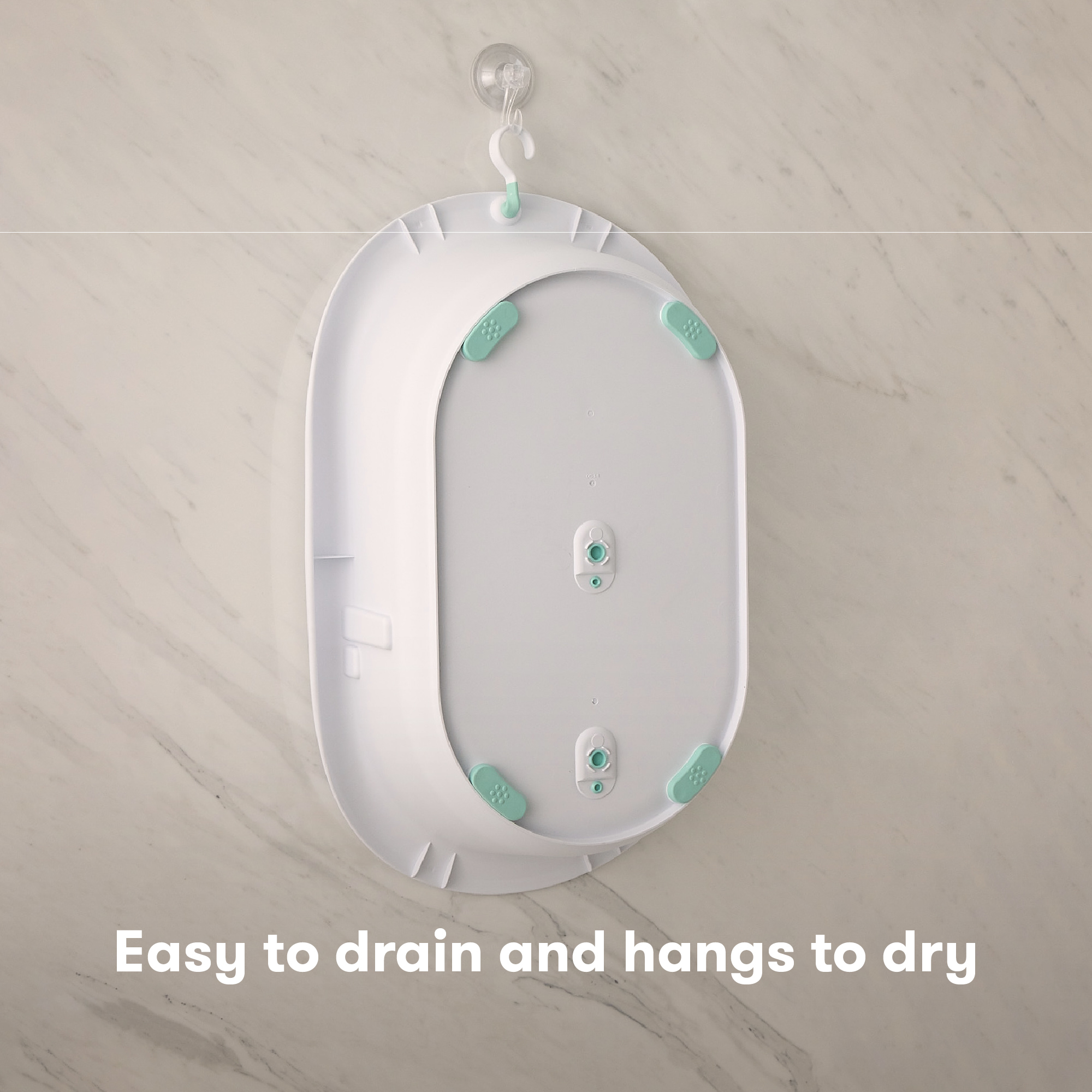 Frida Baby 4-in-1 Grow with Me Baby Bathtub, White photo 5
