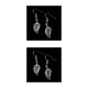 thumbnail image 1 of Qarigey 1 par de aretes de perlas, joyería de moda, mano de obra, baile de graduación, accesorio de citas, regalo dulce, ala de Ángel Tipo 2 2piezas, 1 of 1