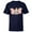 Navy, variant on Classic Dumbo Cute Baby Elephant - Short Sleeve T-Shirt for Kids - Customized-White