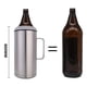 thumbnail image 2 of Porta Caguama Enfriador Cerveza Acero Inoxidable Termo Cooler 40oz Plata OEM I-TCO02, 2 of 3