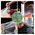 thumbnail image 2 of Drevy 12 X 20 Inches Plastic Produce Bag on a Roll, Clear Bags for Fruits, Vegetable,350 Bags/Roll, 2 of 7