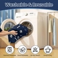 thumbnail image 5 of Lapnalleb Washable Pee Pad for Dogs, Dog Potty Training, 24”x 18”, Reusable Puppy Pad with Heavy Absorbency, Waterproof Non-Slip Pads, 2 Pack, Blue, S, 5 of 8