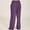 Purple, variant on Jacenvly New Wide Leg Trousers for Women Solid Casual Full Length Pants Soft Comfort High Waisted Expandable Waist Drawstring Pocket Dress Pants Women Plus Size Yoga Pants Women Purple L