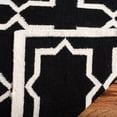 thumbnail image 5 of Safavieh  Handmade Flatweave Dhurries Annemarie Modern Moroccan Wool Rug Light Blue 6' x 6' Round Handmade 6' Round Indoor Living Room, Bedroom,, 5 of 5