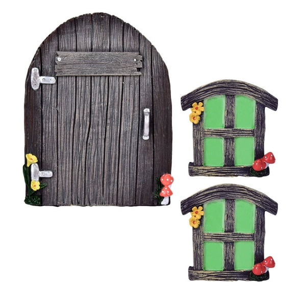 LABSERRON Outdoor Decor Tree Face Sculpture Resin Tree Sculpture Art Crafts Black 1 Yard