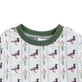 thumbnail image 5 of larppty Infant Baby Boy Girl Mallard Duck Romper Short Sleeve Animal Duck One Piece Bodysuit Tops Hunting Baby Clothes（Green， 6-12 Months）, 5 of 6