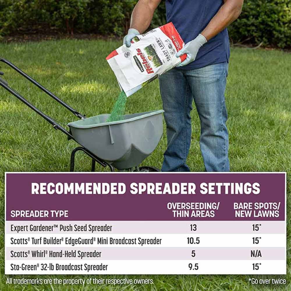 Pennington Rebels Fescue Shady Lawn Grass Seed 20 Pound, 2 Pack