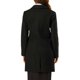 thumbnail image 3 of Abrigo largo de invierno de doble botonadura con solapa de muesca para mujer INSPIRE CHIC M Negro, 3 of 7
