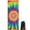 Colorful Rainbow Tie-1, variant on Black White Tie Dye Mandala Pattern Hot Yoga Mat Towel Non Slip for Hot Yoga - Quick-Drying Yoga Mat Cover with 4 Corner Pockets with Travel Bag - Hot Yoga Towel Non Slip 70"x26"