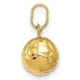 thumbnail image 2 of Charms Collection 14k 3-D Soccer Ball Charm, 2 of 4