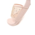 thumbnail image 3 of Luckers Women's Crystal-Embellished Mesh Slip-On Sandals, Pink, Size 6, 3 of 6