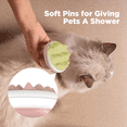 thumbnail image 3 of Cepillo de masaje para gatos/perros, removedor de pelo lavable para mascotas para pelo largo y corto MFZFUKR CPB-US-CJZ11-3, 3 of 5