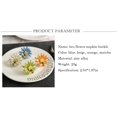 thumbnail image 4 of Bee Flower Gold Napkin Rings, Summer Sweet Holiday Napkin Rings 4-Piece Set, Napkin Cloth, Napkin Buckle for Wedding, Anniversary, Kitchen Table and Party Decoration, Beige+Orange+Blue+Matcha, 4 of 4