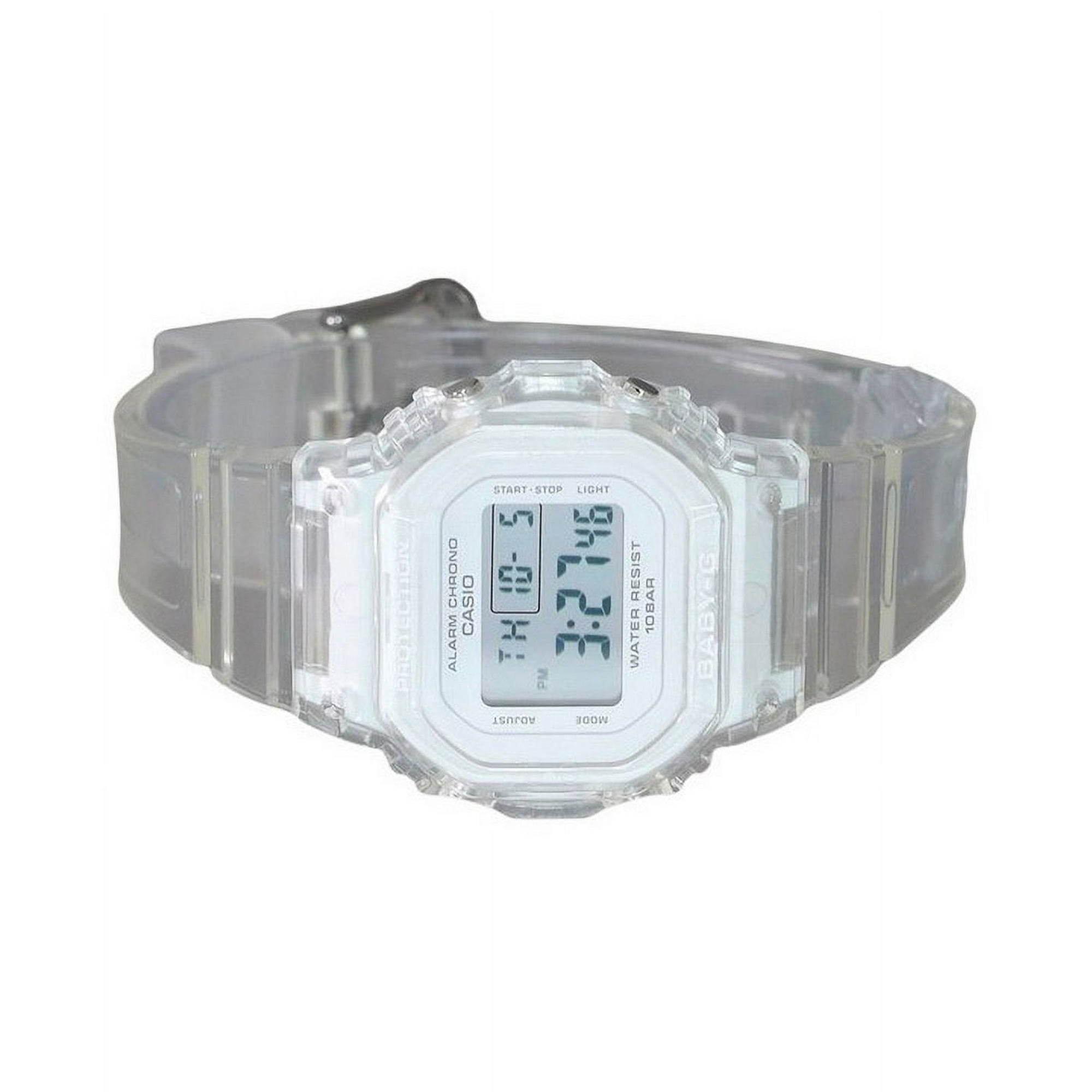 Casio Baby G Digital Transparent Resin Strap Quartz BGD 565US 7 100M Women s Watch Walmart