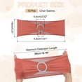thumbnail image 2 of Uxcell 10 Paquete Fundas para Sillas, Banda de Cubierta de Silla Elástica con Hebilla Deslizante, Lazos de Poliéster, 2 of 6