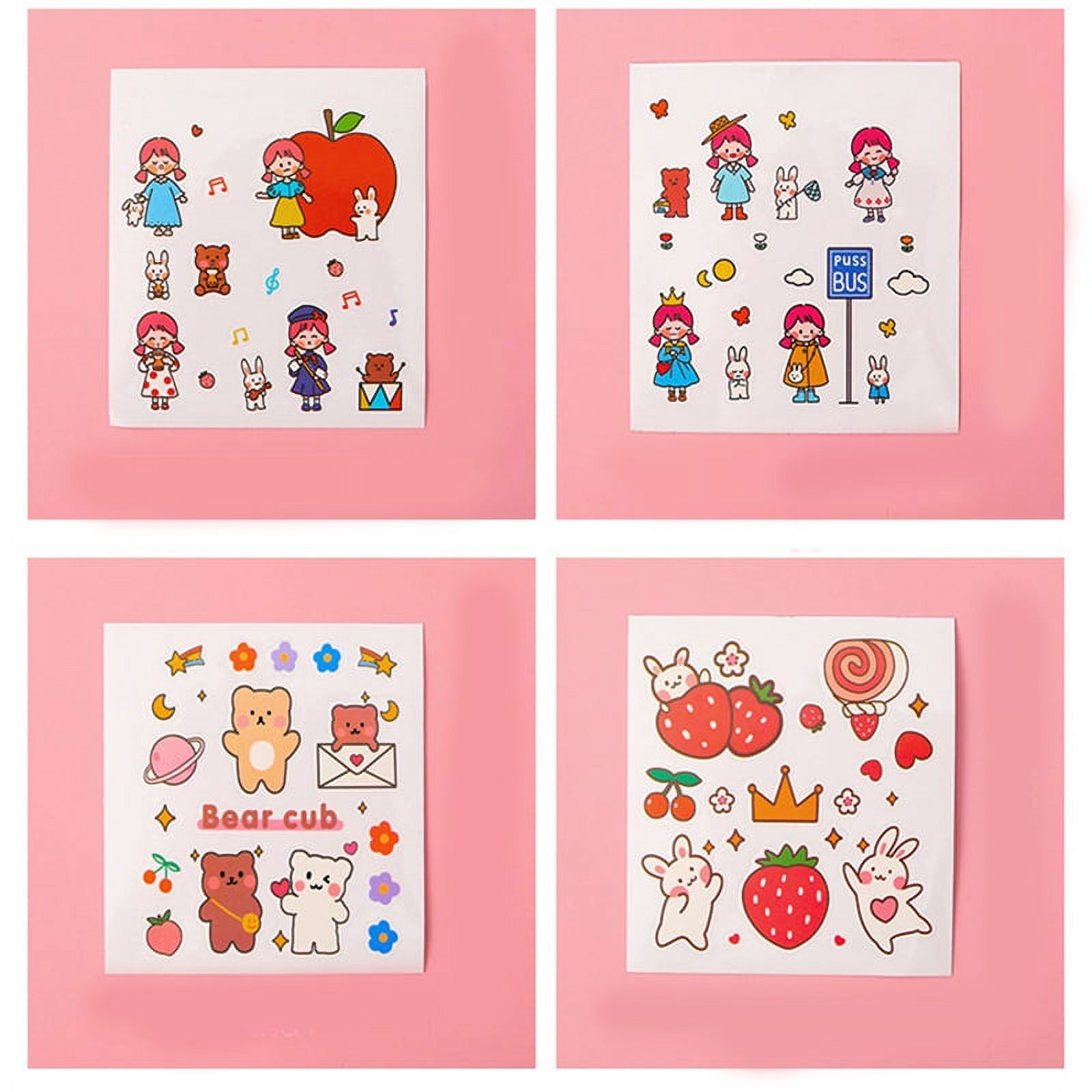 2pcs/lot stickers creative cute card diy material stickers bullet journal  scrapbooking journal supplies pegatinas personalizadas