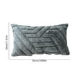 thumbnail image 2 of Tahtuvzn Christmas Decor 19.69x11.81" Pillow Cover Cushion Sofa Living Room Decorative Decorations Suitable for and Bedroom, Gifts for Mom, Gray, 2 of 5