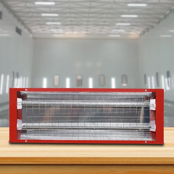 Pair Spray/Baking Booth Infrared Paint Curing Lamp Heating Light Heater 110V 2kW