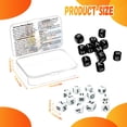 thumbnail image 2 of Juego de dados The Crossword Solitaire, 24 unidades, para niños y adultos, 2 of 6