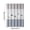 E, variant on Yhmxh Shower Curtain Liner, 4G PEVA Square Shower Liner, Premium Plastic Waterproof Shower Curtains with 13 Hooks, 72x72 inch Bathroom Curtains with Rustproof Grommet Holes 3 Magnetic Weights