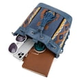 thumbnail image 4 of Wrangler Hobo Bags for Women Designer Bucket Purses Western Shoulder Handbags, Jean, 4 of 7