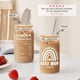 thumbnail image 2 of Vaso Zutcogo de cristal de 470 ml con tapa de bambú y pajita, 2 of 6