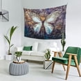 thumbnail image 3 of XMXT Wall Tapestry, Natural Color Butterfly Pattern Wall Decor Tapestry for Bedroom, 60 x 40 inches, 3 of 9