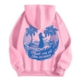 thumbnail image 6 of Tiweut Girls Hoodies Casual Tops Long Sleeve Soft Sweatshirts Letter Floral Graphic Kids Cute Pullovers Girl Hooded 4-5 Y, 6 of 8