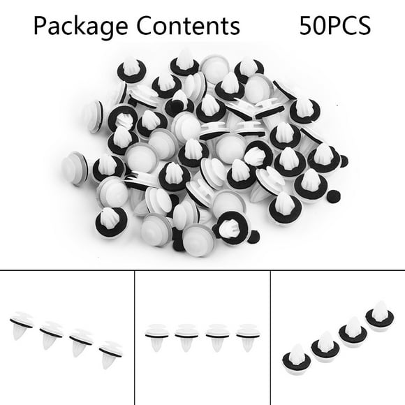 50Pcs Car Door Panel Clip Seal Ring Fastener Rivet Bumper Clip Retainer Car Door Clips For Mazda CX-5 CX5 CX-7 MAZDA 3 6 2 ATENZ