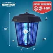 Flowtron 1.5 Acre Outdoor 1.5 Acres Hanging Mosquitoes Light Bulb, Black