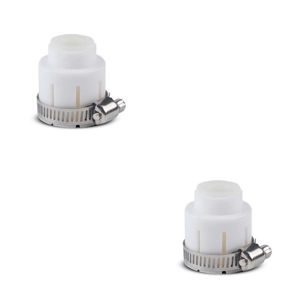Bearachild Cabezal de ducha de aireador de grifo universal Conector universal de burbujeador de ahorro de agua No.04 2piezas