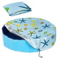 thumbnail image 1 of Round Pool Cover Pool Tarpaulin Round Rain Cover Pool Round With Drawstring 160*30Cm, 1 of 9