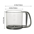 thumbnail image 3 of Mfigree Flour Sifter for Baking, Double layer Flour Sieve with Lid, Semi-Automatic Handheld Powder Sifters,Fine Mesh Screen Powder Sifters with Scale for Cooking Baking Kitchen Sugar Utensil, 3 of 9