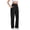 Black, variant on Hanerdun Womens Yoga Pants Wide Leg Workout Leggings High Waist Bottoms with Pockets Activewear Black S
