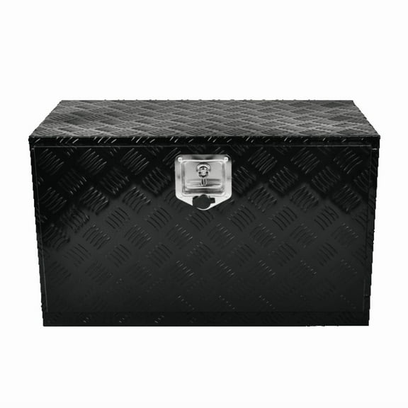 Aluminum Truck Bed Box 30"x17"x18" Trailer Tongue Tool Box Pickup Storage RV