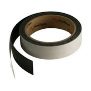 FindTape Receptive Steel Tape [Adhesive-Backed / Attracts Magnets] (MGRS): 1 in. x 10 ft. (Black) indoor-grade