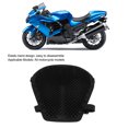 thumbnail image 3 of Cojín de asiento de Gel Universal para motocicleta cubierta de asiento negra para aliviar la presión de absorción de impacto y enfriamiento, 3 of 9