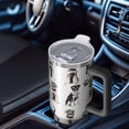 thumbnail image 6 of OBREWU Schnauzer Dogs Tumbler with Handle and Lid,Schnauzer Dogs 40oz Double Wall Vacuum Insulated Tumbler,Cups Gift for Women and Men, 6 of 7