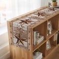 thumbnail image 6 of Table Runners 72 Inches Long Dress Scarves, Vintage Texas Star Wooden Farmhouse Kitchen/Dining Table Runner, Coffee Tablerunners, Farmhouse Berry Country 16x72 Inch, 6 of 9