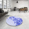 thumbnail image 3 of Ahgly Company Indoor Rectangle Patterned Heavenly Blue Area Rugs, 5' x 8', 3 of 6