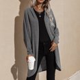 thumbnail image 3 of Lady Coat Multiusos Lavable a Máquina Lady Casual Knitted Coat Cómodo para Dama ANGGREK Otros, 3 of 6